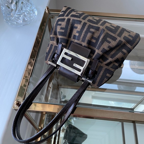 Fendi Handbags - Authentic Fendi Zucca mini tote